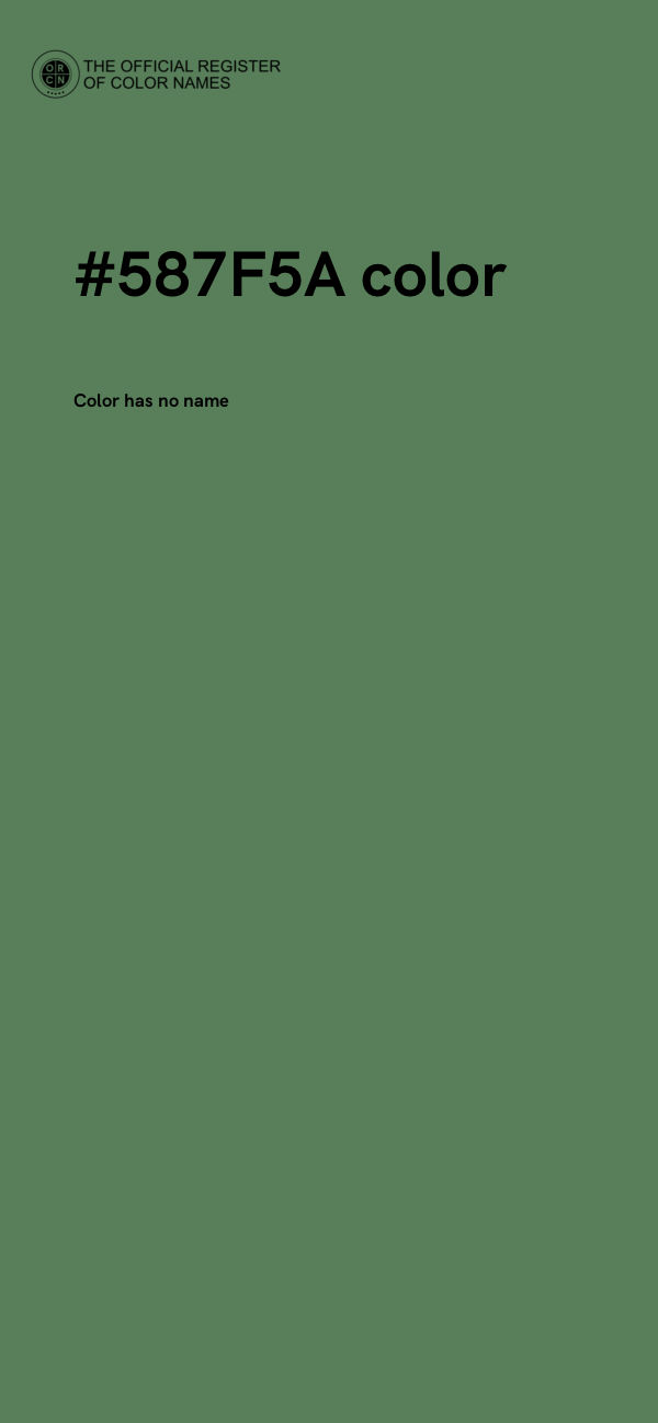 #587F5A color image