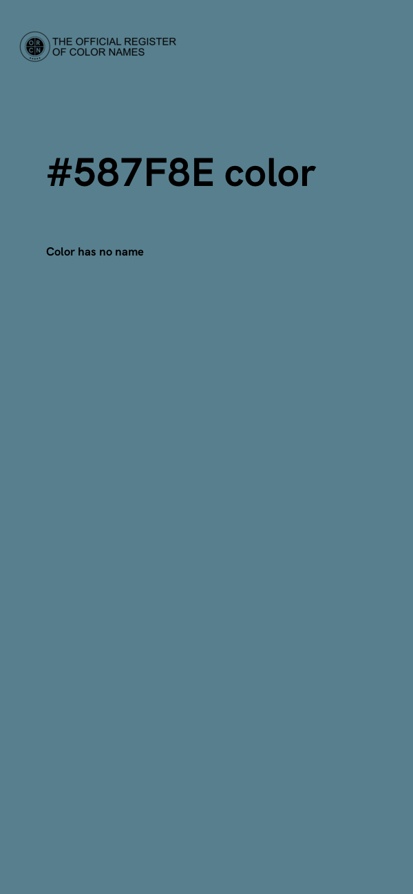 #587F8E color image