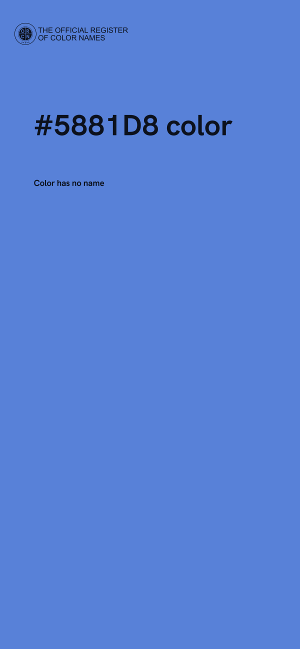 #5881D8 color image