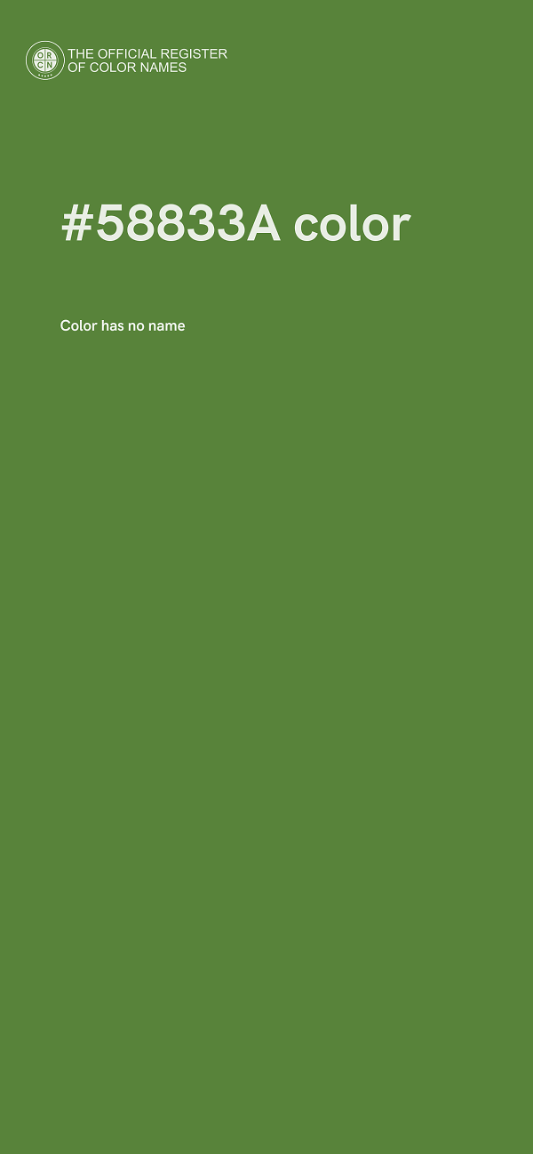 #58833A color image