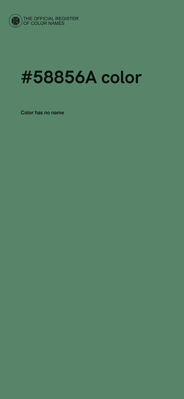 #58856A color image