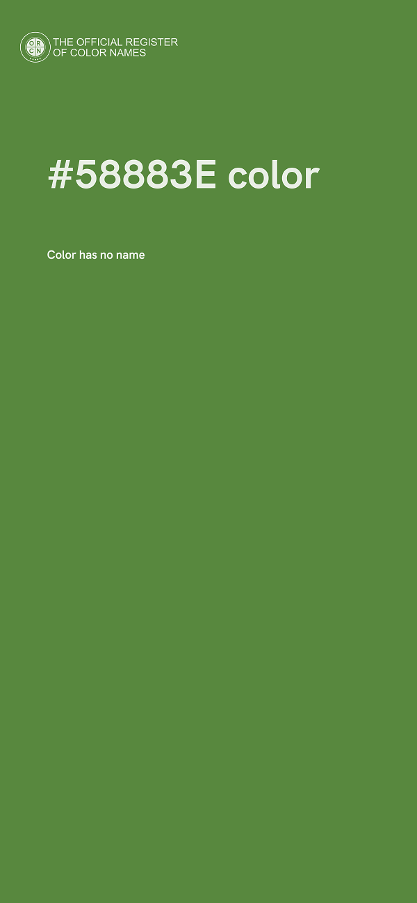 #58883E color image