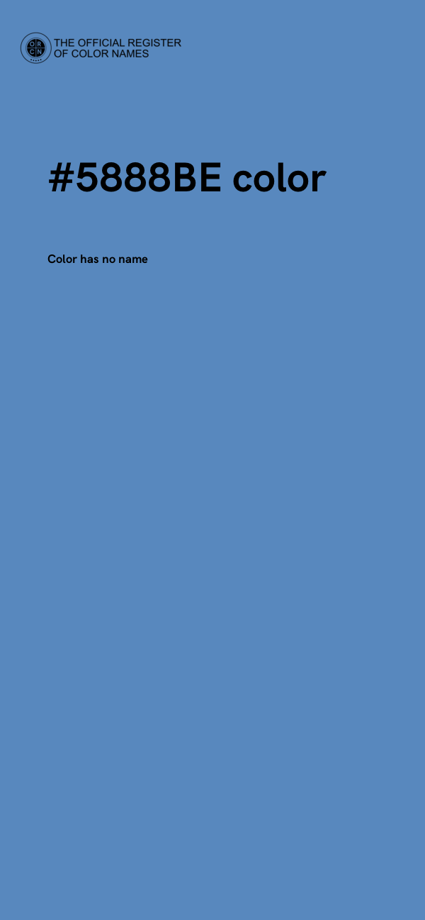 #5888BE color image