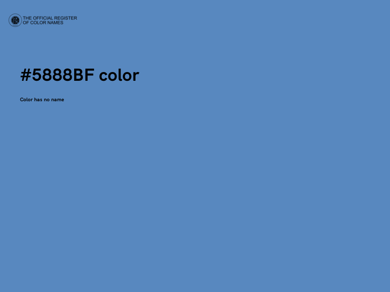 #5888BF color image