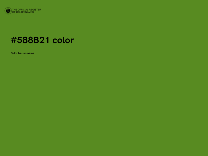#588B21 color image