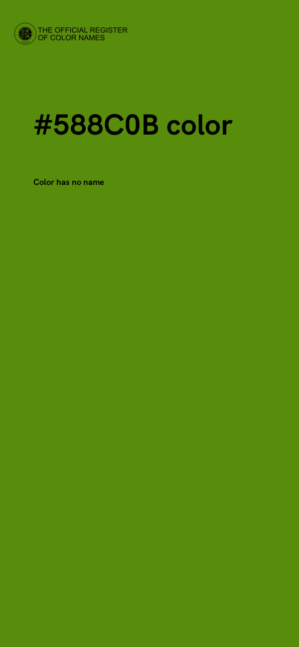 #588C0B color image