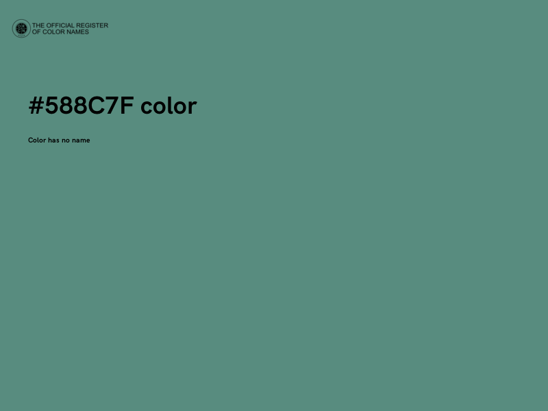 #588C7F color image