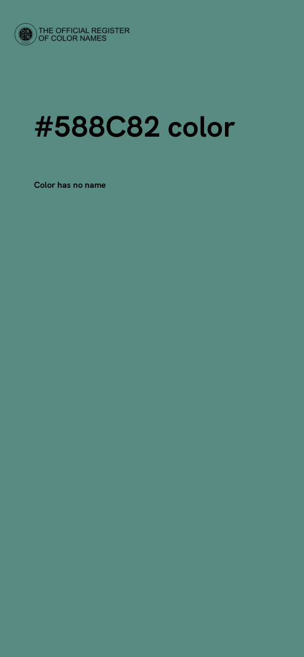 #588C82 color image
