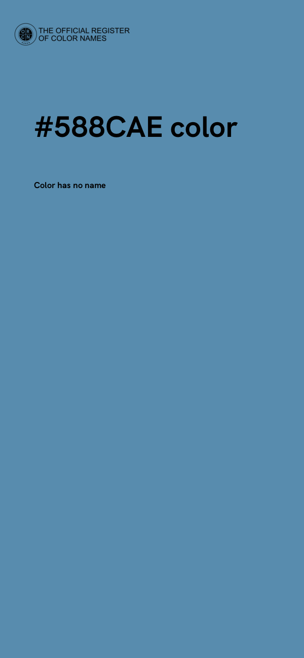 #588CAE color image
