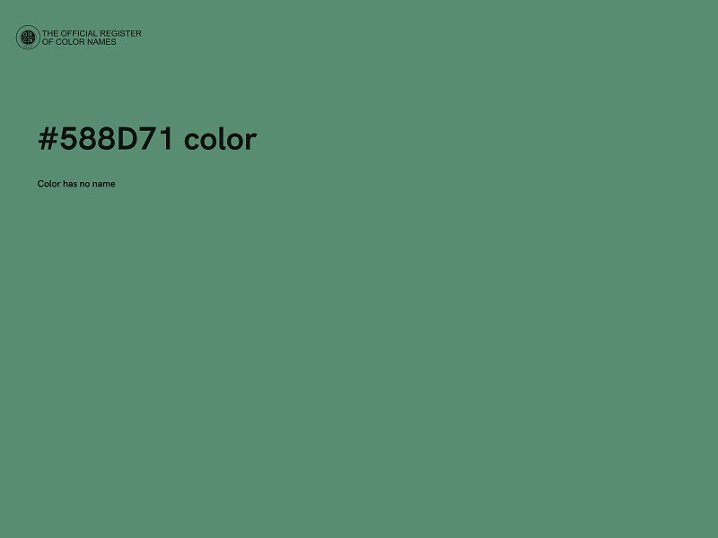 #588D71 color image
