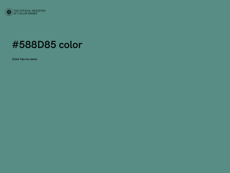 #588D85 color image