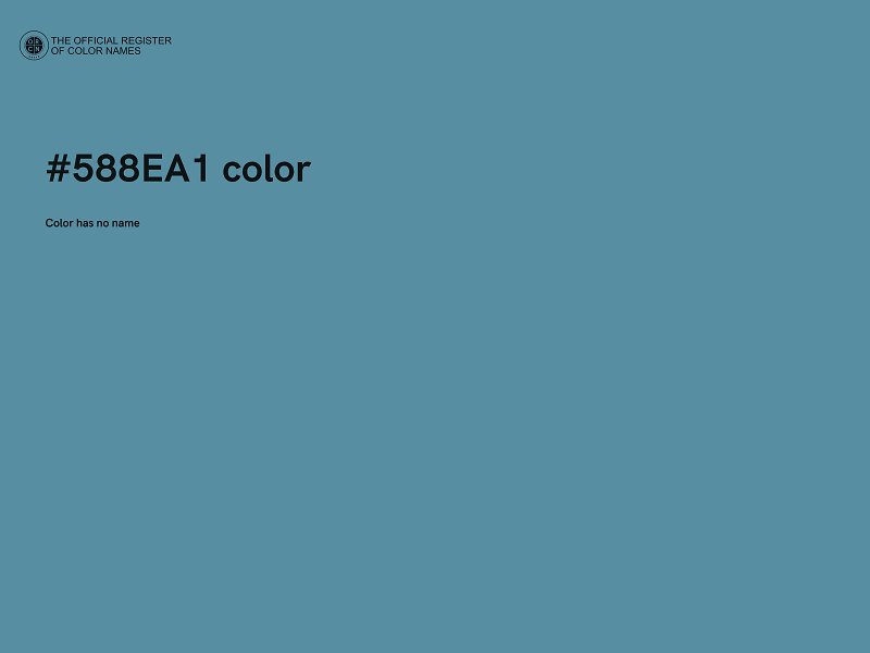 #588EA1 color image