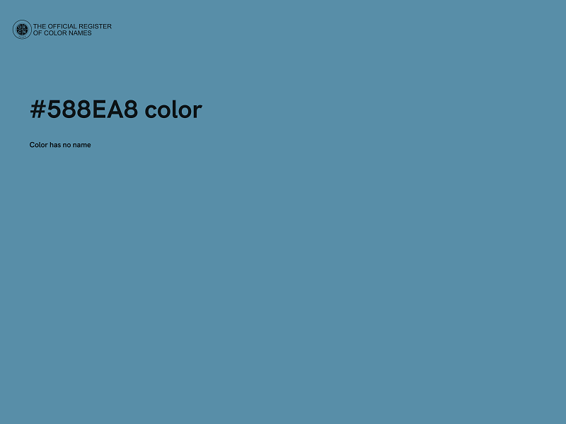 #588EA8 color image