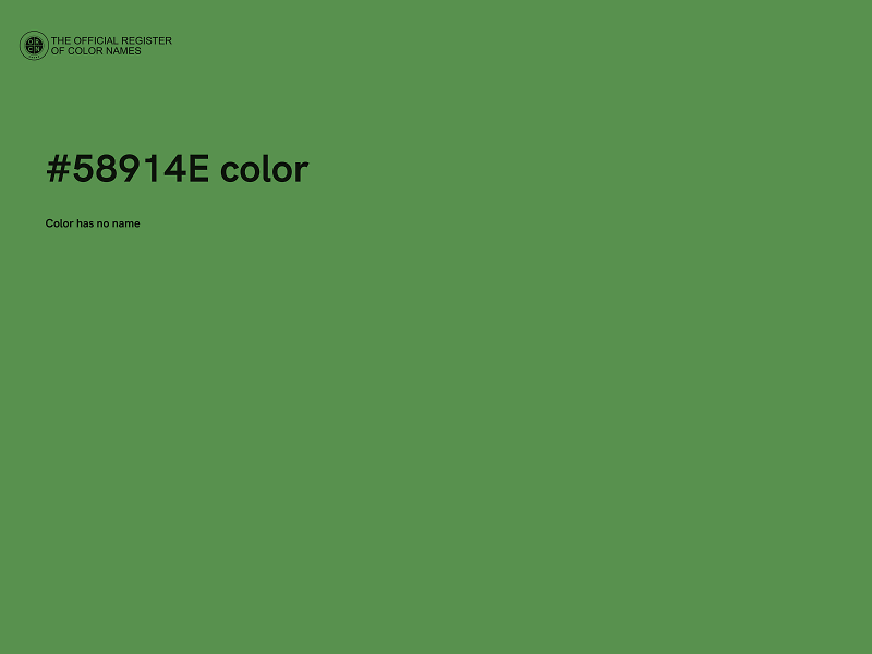 #58914E color image