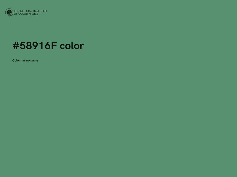 #58916F color image