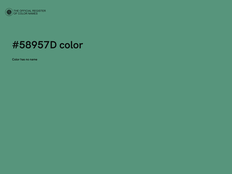 #58957D color image