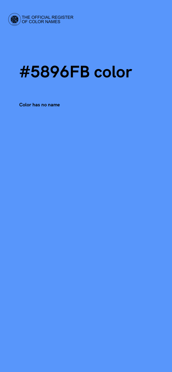 #5896FB color image