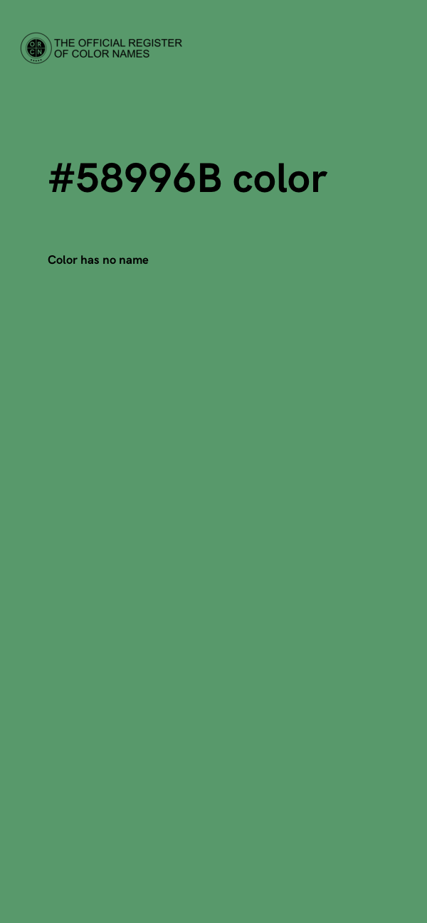 #58996B color image