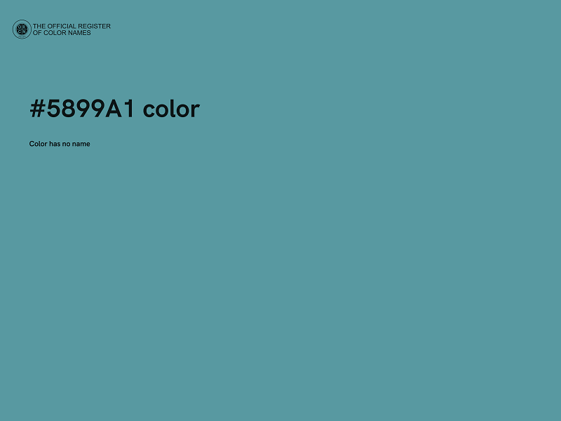#5899A1 color image