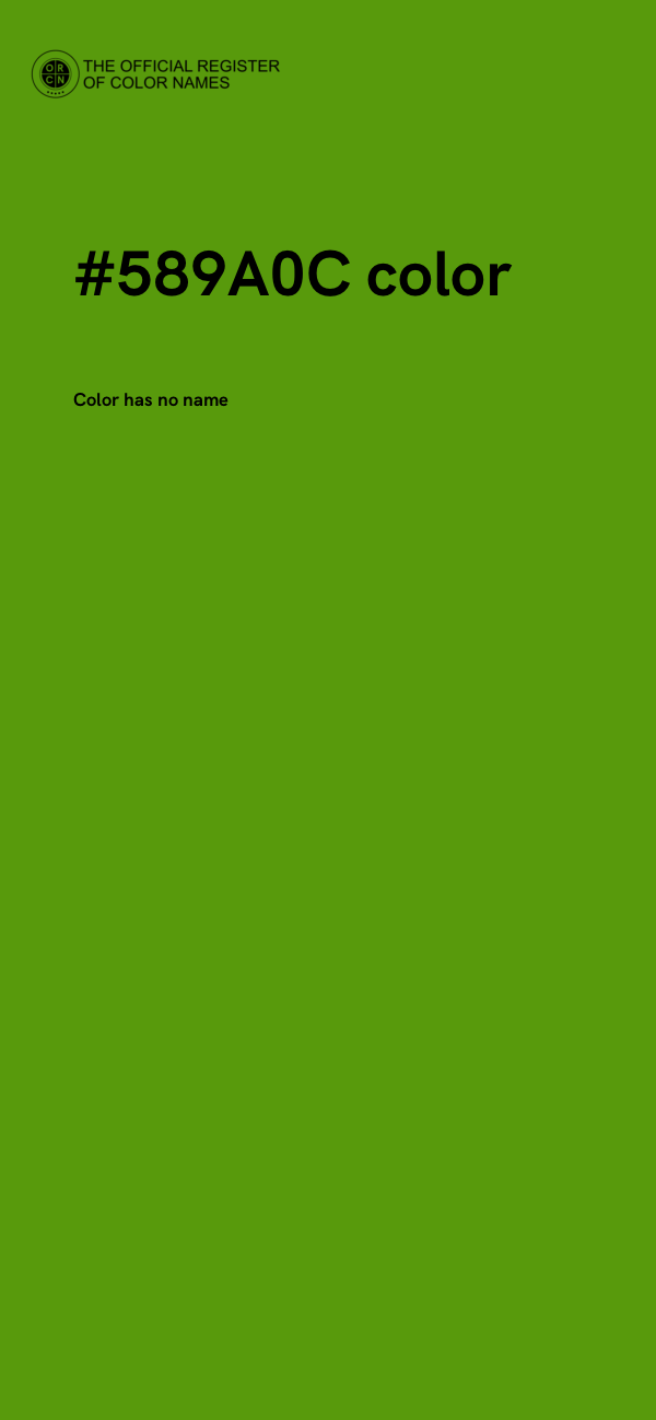 #589A0C color image