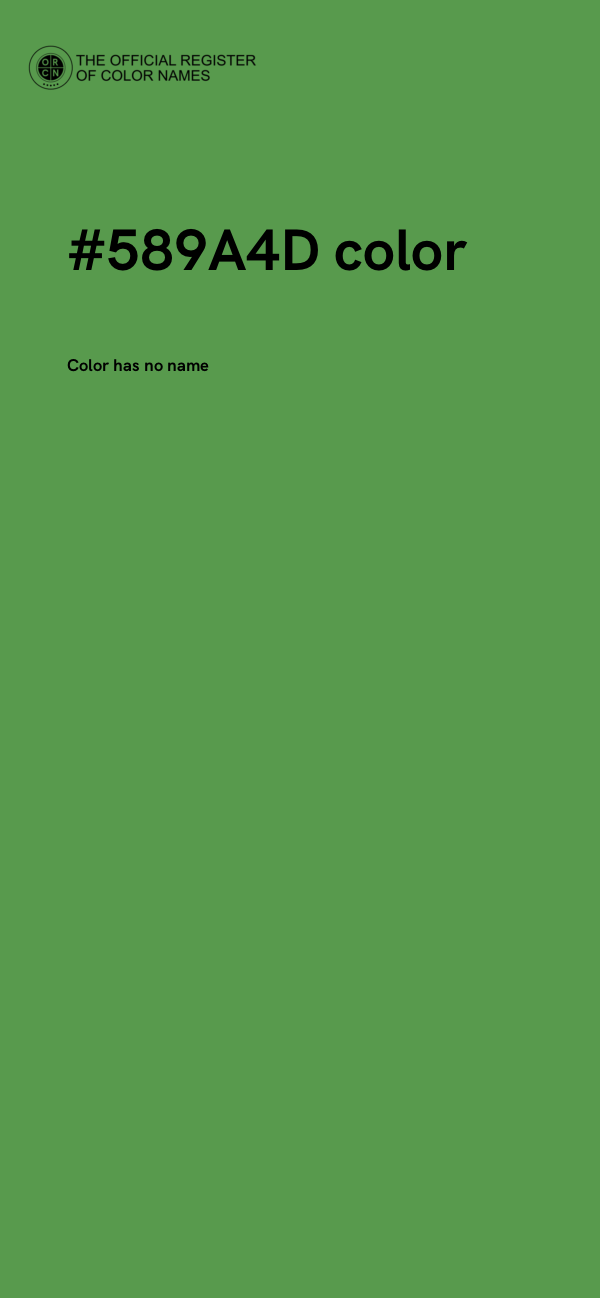 #589A4D color image