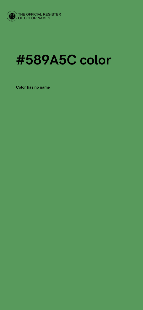 #589A5C color image