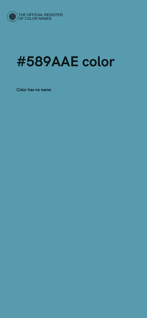 #589AAE color image