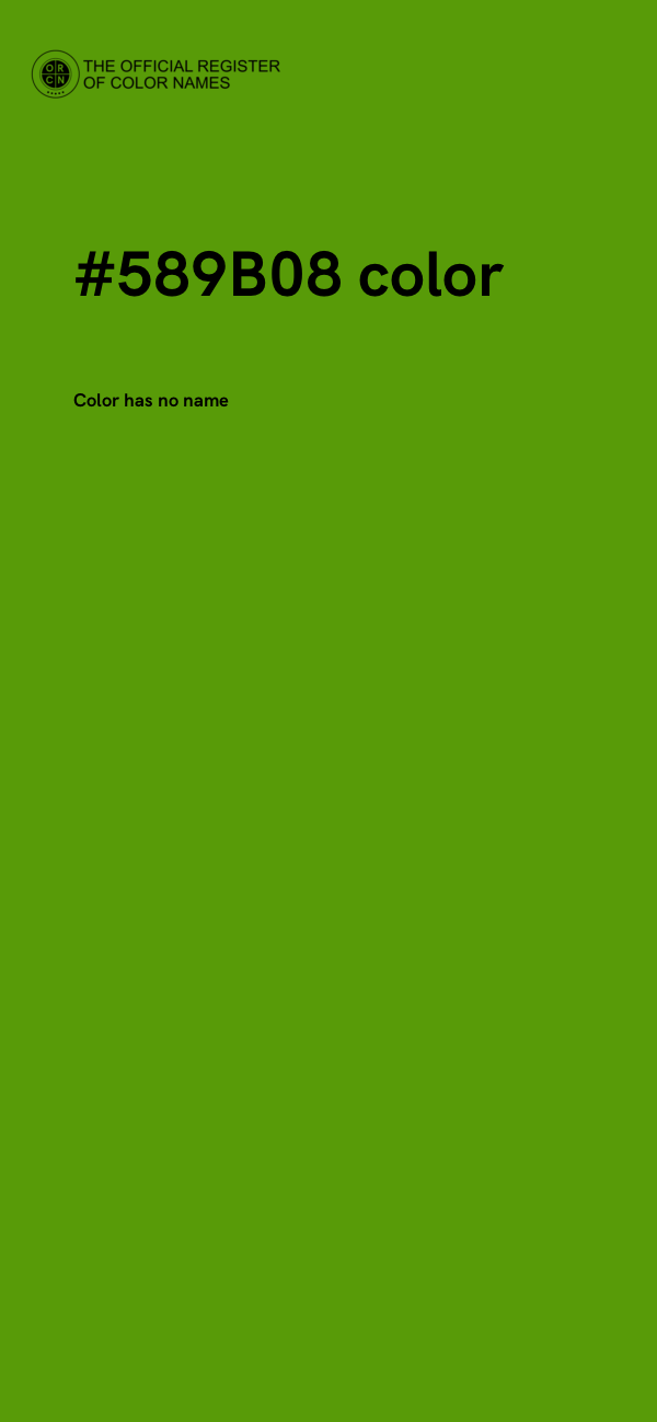 #589B08 color image