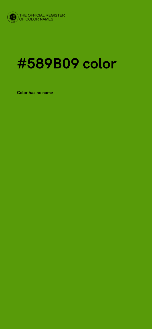 #589B09 color image