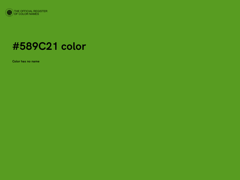 #589C21 color image