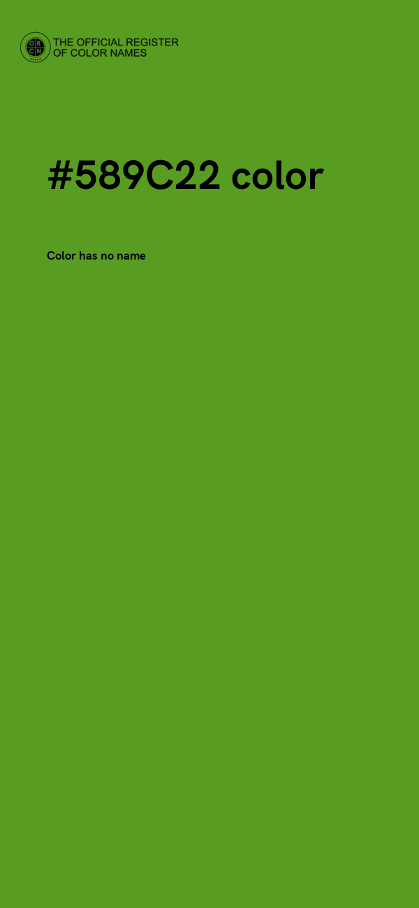 #589C22 color image