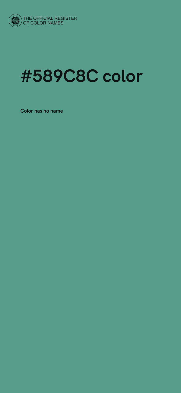 #589C8C color image