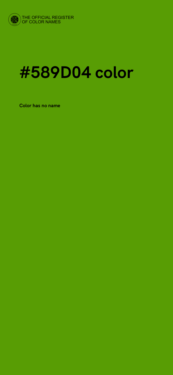 #589D04 color image
