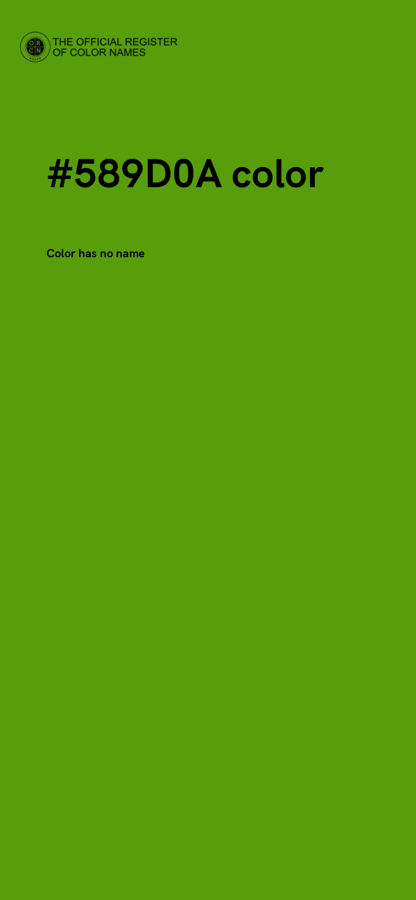 #589D0A color image