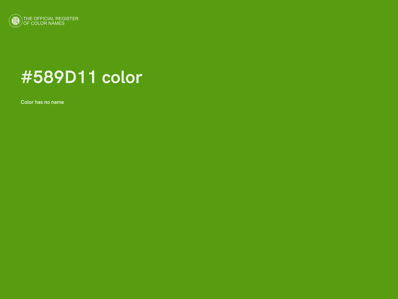 #589D11 color image