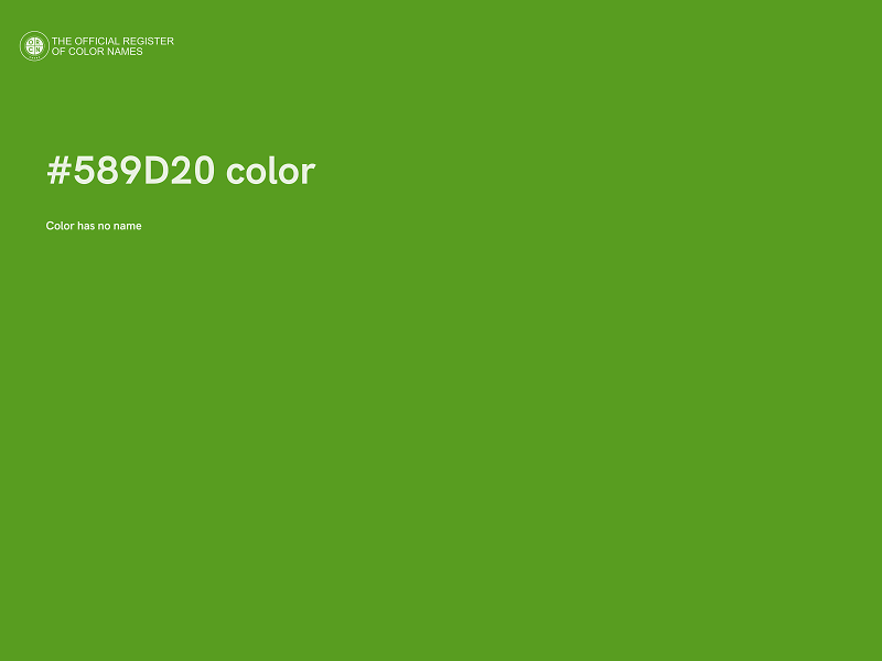 #589D20 color image