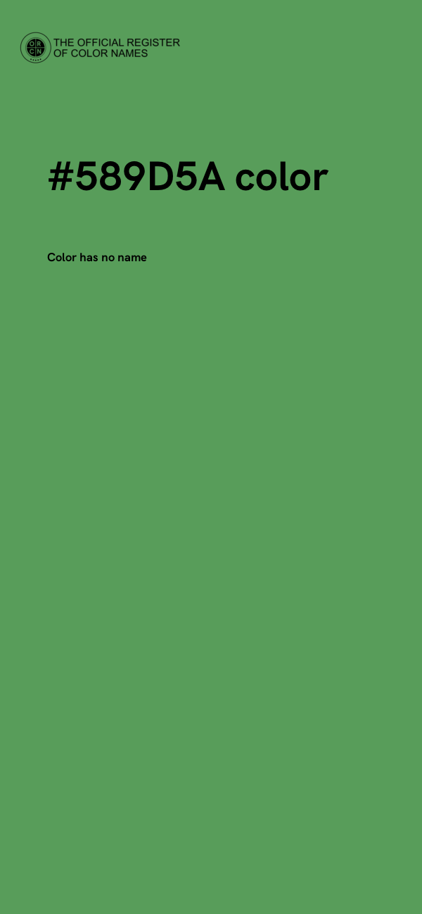 #589D5A color image