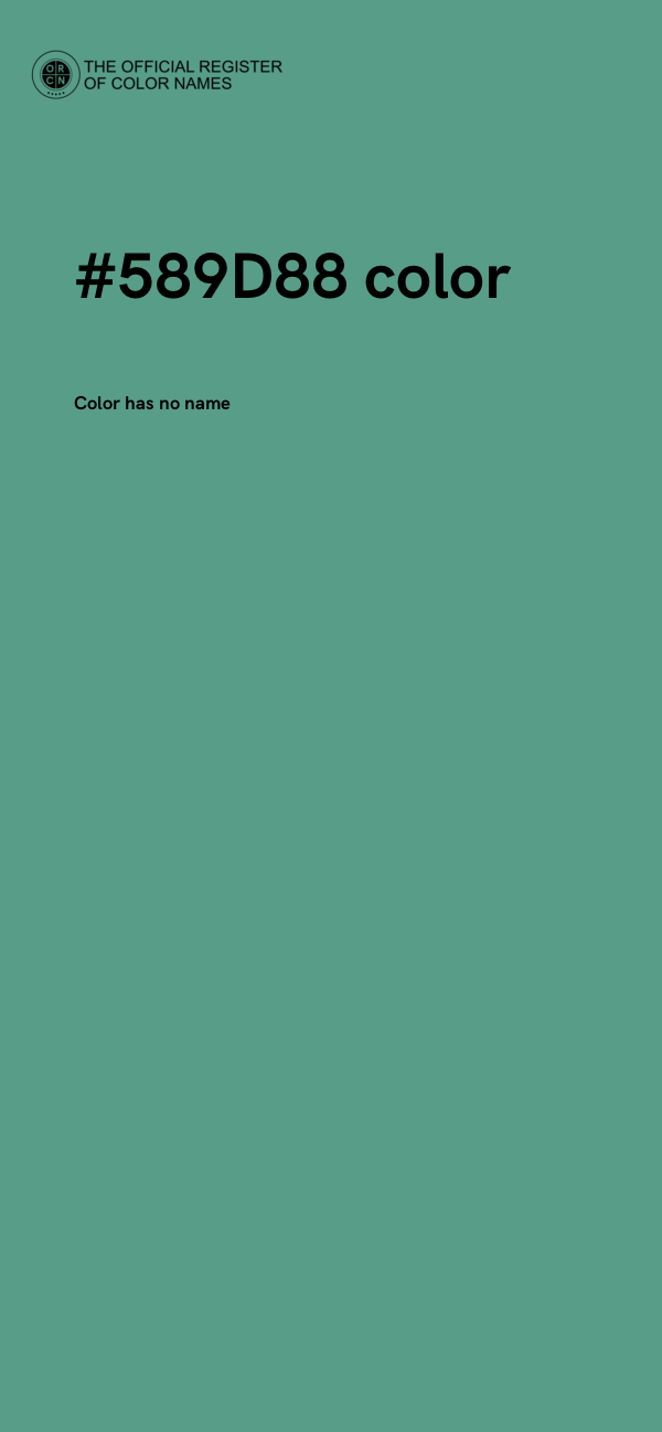#589D88 color image