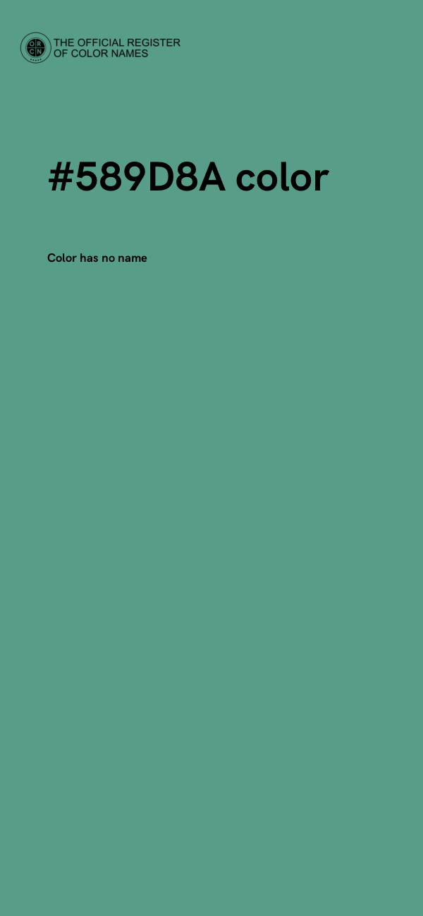 #589D8A color image