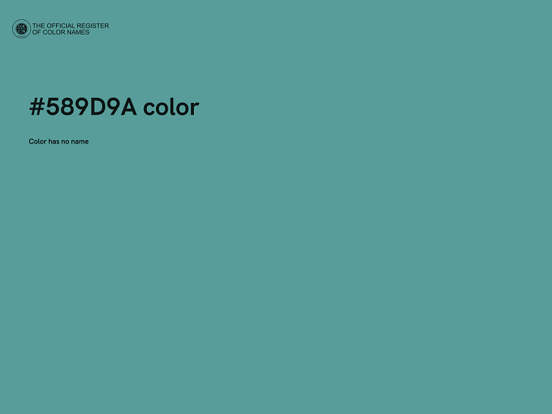 #589D9A color image