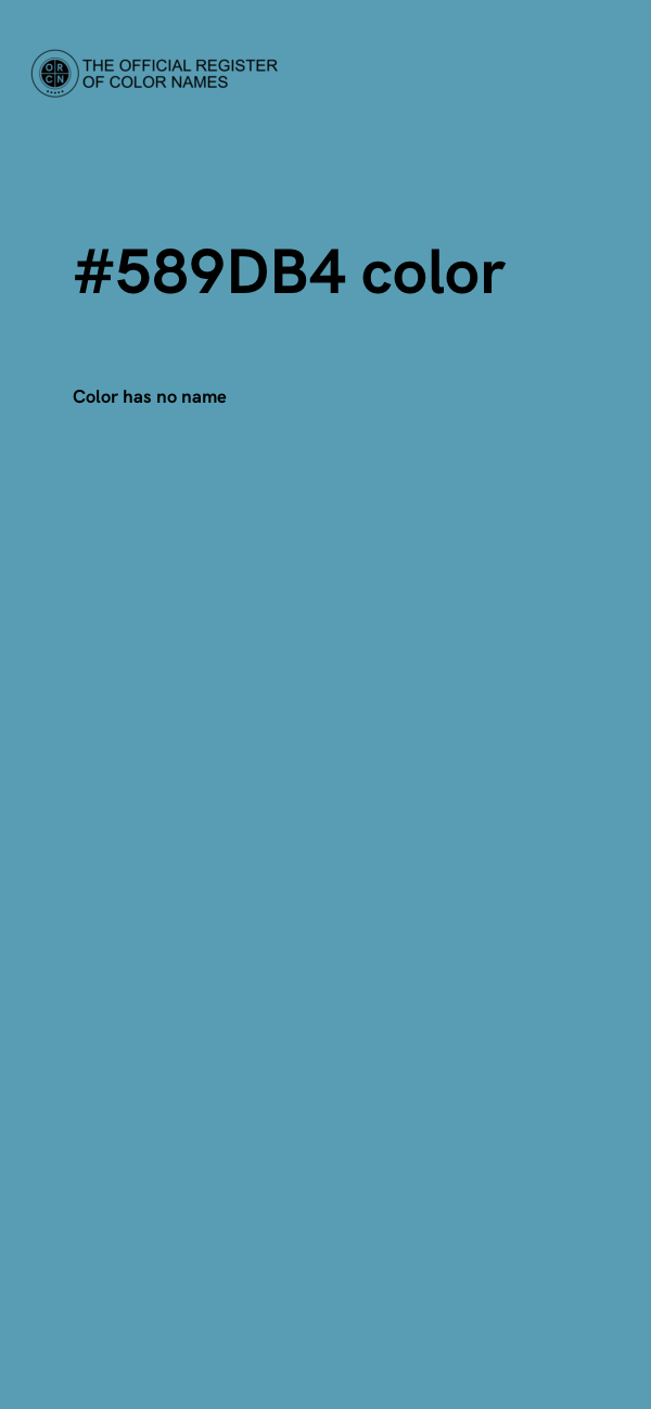 #589DB4 color image