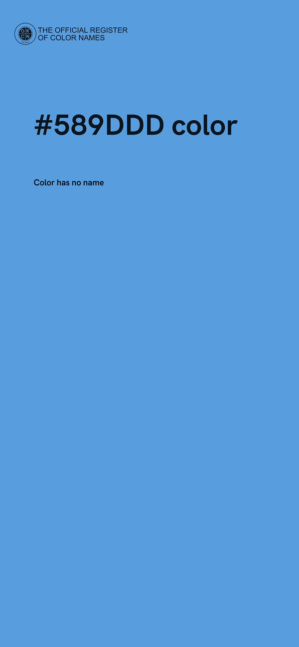 #589DDD color image