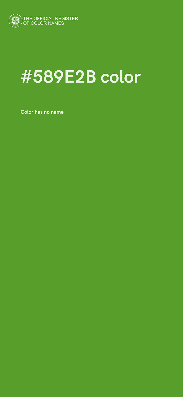 #589E2B color image