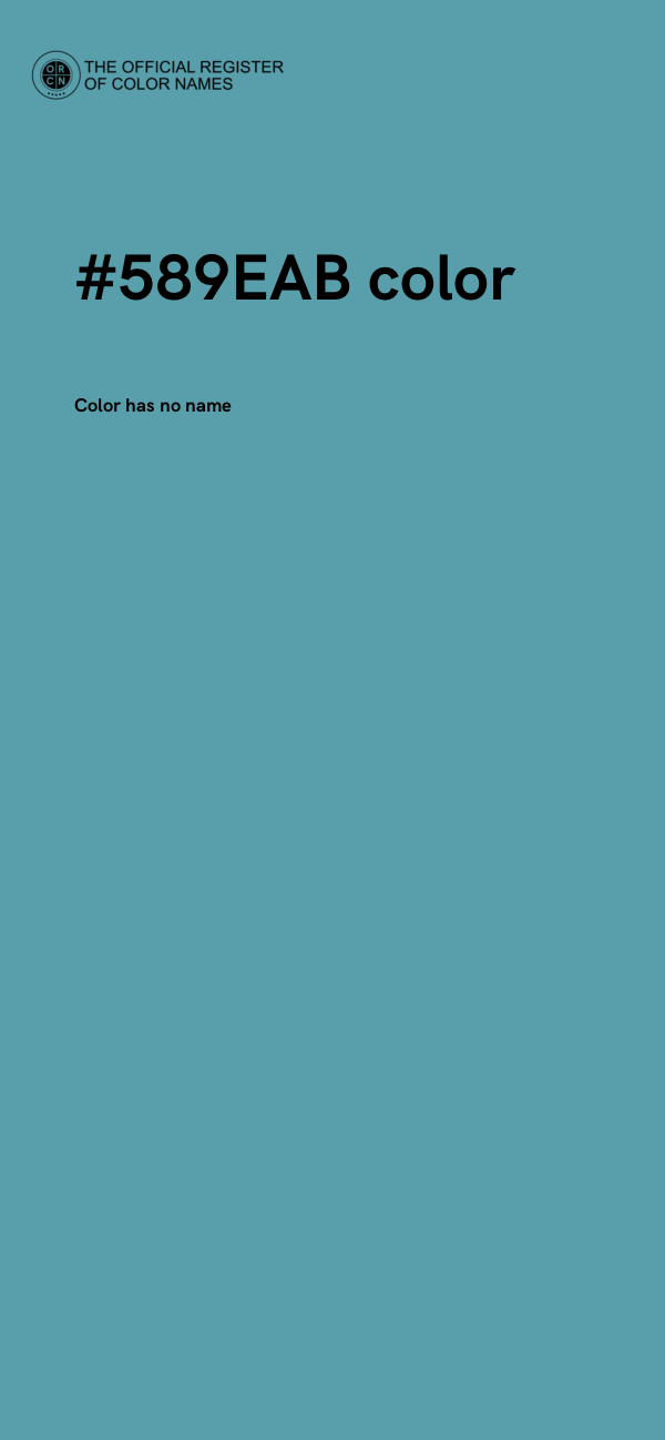 #589EAB color image