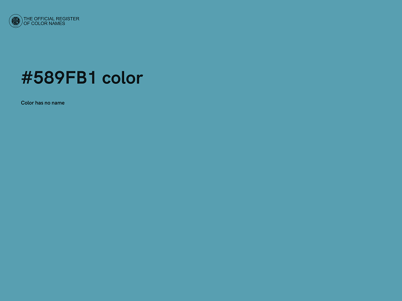 #589FB1 color image