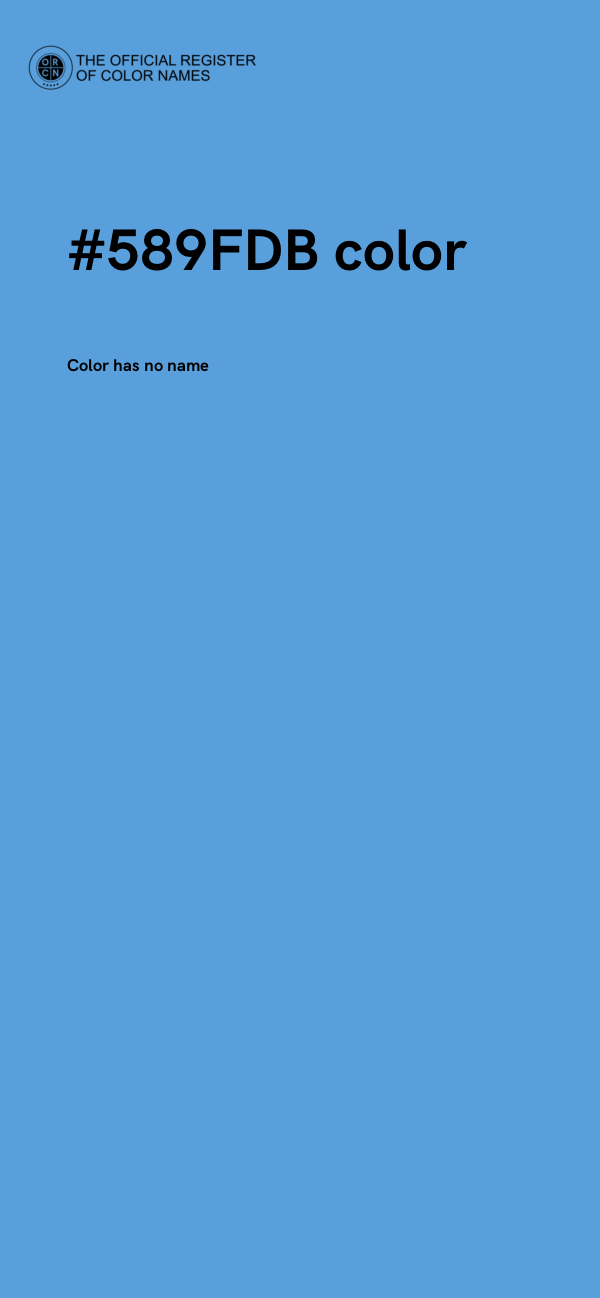 #589FDB color image