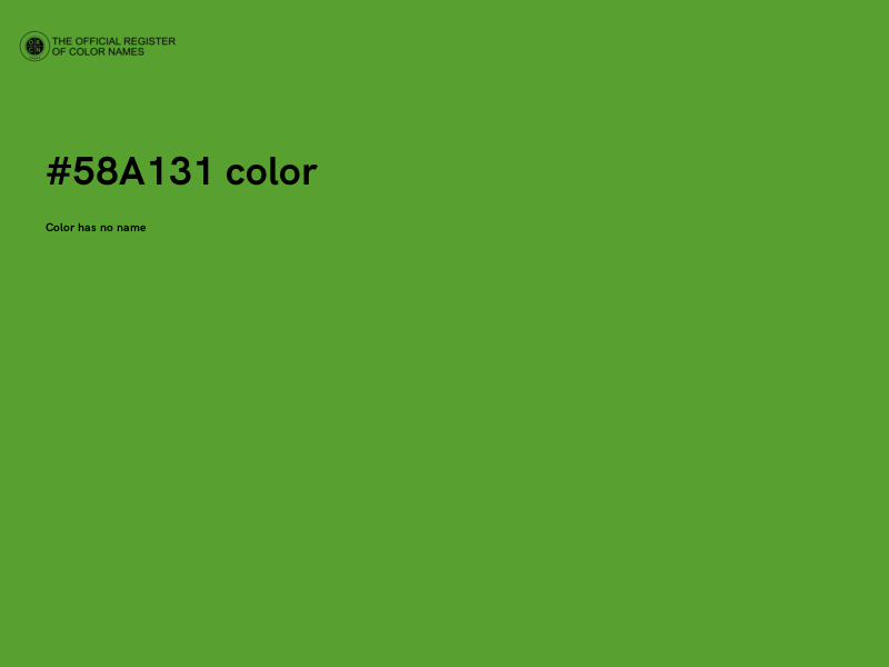 #58A131 color image