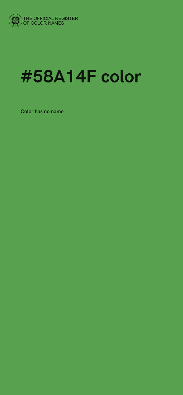 #58A14F color image