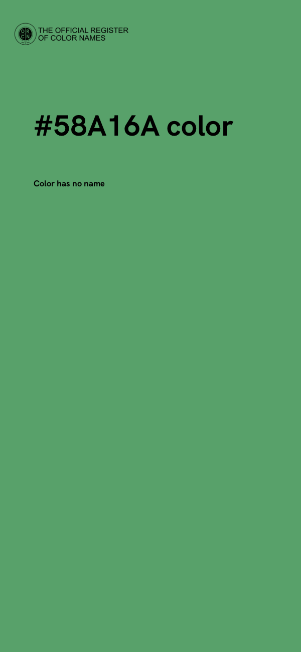 #58A16A color image