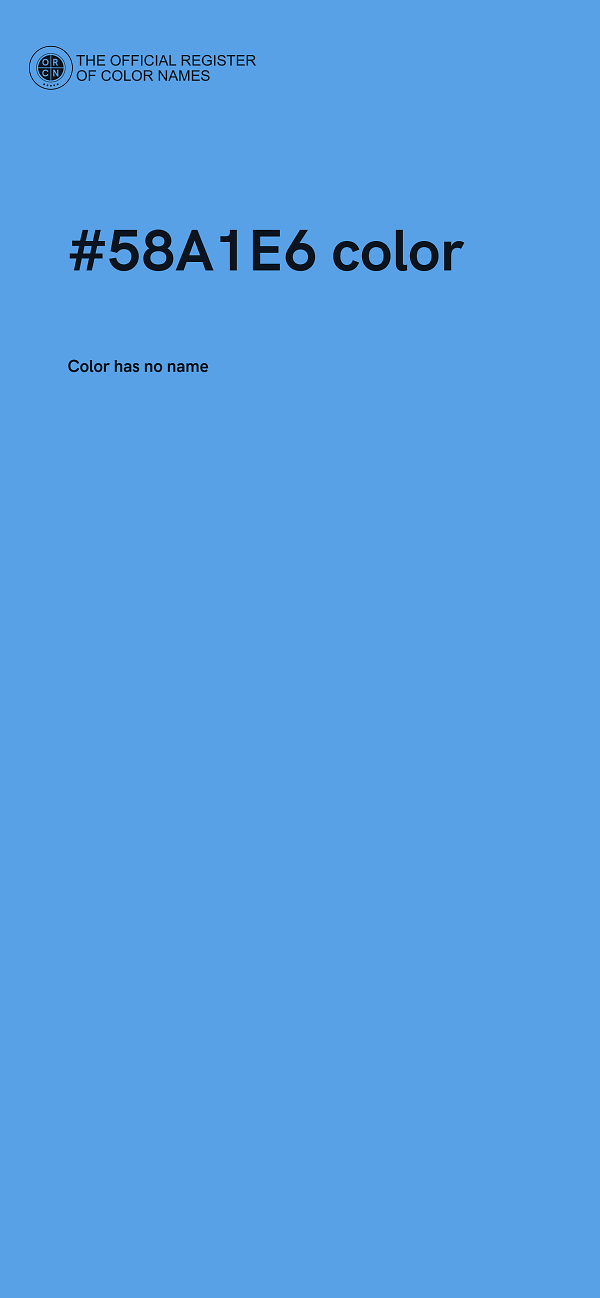 #58A1E6 color image